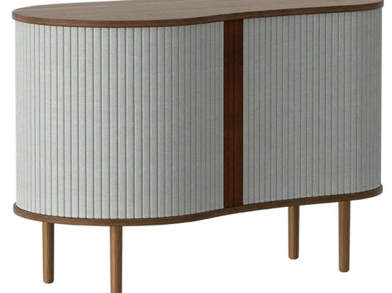 Μπουφές Audacious Horizons S 5800C706-03 100x50x67cm Dark Oak-Light Grey Umage Polyester,Ξύλο