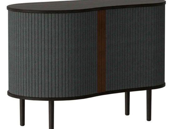 Μπουφές Audacious Horizons S 5111C706-04 100x50x67cm Black Oak-Dark Grey Polyester,Ξύλο