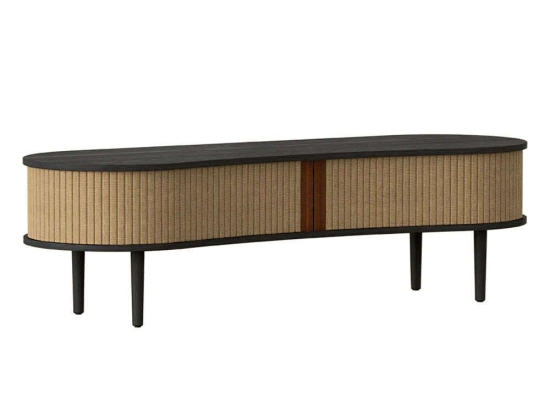 Έπιπλο Τηλεόρασης Audacious Horizons S 5112C707-01 140x46x40cm Black Oak-Sugar Umage