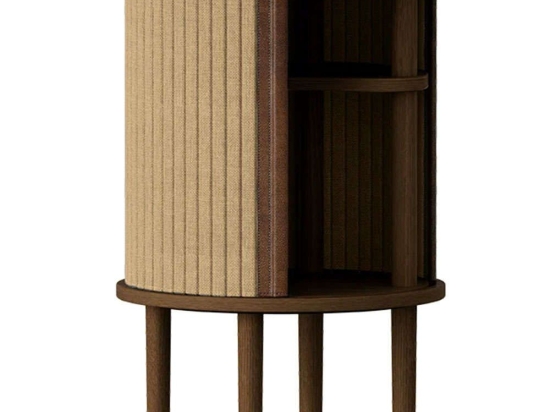 Τραπεζάκι Βοηθητικό Audacious Horizons S 5803C708-01 Φ38x59,3cm Dark Oak-Sugar Umage