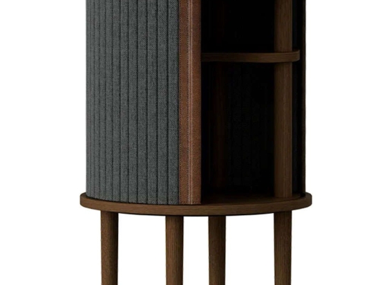 Τραπεζάκι Βοηθητικό Audacious Horizons S 5803C708-04 Φ38x59,3cm Dark Oak-Dark Grey Umage