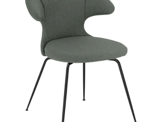 Καρέκλα Τραπεζαρίας Time Flies Horizons S 590-12C5901-3 57x59x83cm Grey-Black Umage Ατσάλι,Polyester