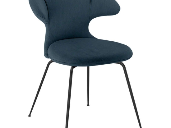 Καρέκλα Τραπεζαρίας Time Flies Horizons S 590-15C5901-3 57x59x83cm Blue-Black Umage Ατσάλι,Polyester