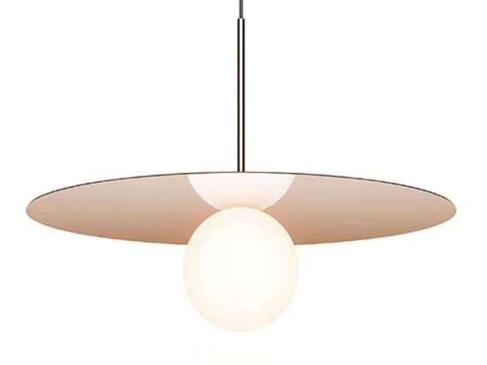 Φωτιστικό Οροφής Bola Disc 22 10682 55,9x15,2cm Dim Led 1100lm 12W Rose Gold Pablo Designs