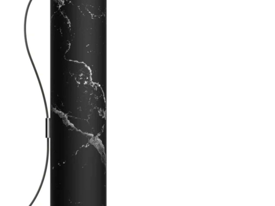 Φωτιστικό Επιτραπέζιο T.O 10753 7,5x33x33cm Dim Led 300lm 4,5W 3000K Marble Black-Chrome Pablo Designs
