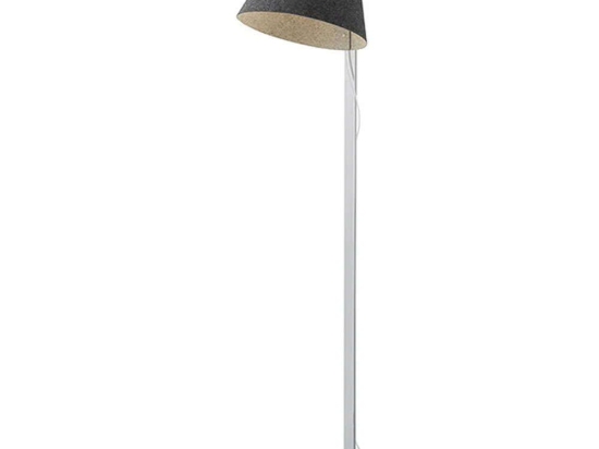 Φωτιστικό Δαπέδου Lana 10242 35,5x140cm Dim Led 350lm 5,5W 3000K Grey Anthracite-Chrome Pablo Designs