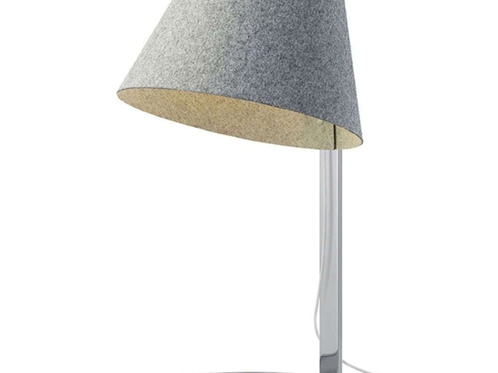 Φωτιστικό Επιτραπέζιο Lana LG 10267/10434 33x63,5cm Dim Led 350lm 5,5W 3000K Stone Grey-Chrome Pablo Designs