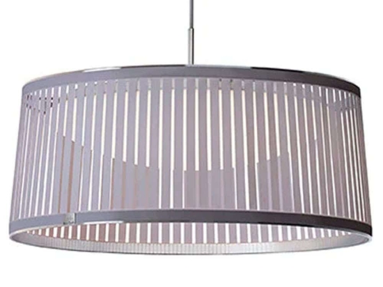Φωτιστικό Οροφής Solis Drum 24 10322 61x25,4cm Dim Led 2500lm 35W 2700K Silver Pablo Designs