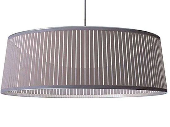 Φωτιστικό Οροφής Solis Drum 36 10323 91,5x30,5cm Dim Led 5600lm 80W 2700K Silver Pablo Designs
