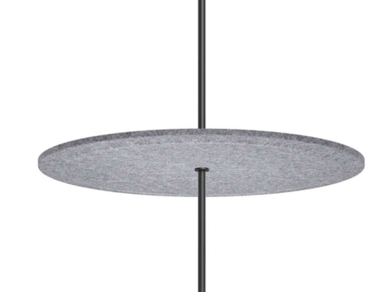 Φωτιστικό Οροφής Sky Sound 18 10570/10577 46x44,4cm Led 1250lm 18W Black-Grey Pablo Designs