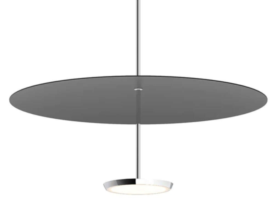 Φωτιστικό Οροφής Sky Dome 24 10570/10573 61x44,4cm Led 1250lm 18W Aluminium-Black Pablo Designs