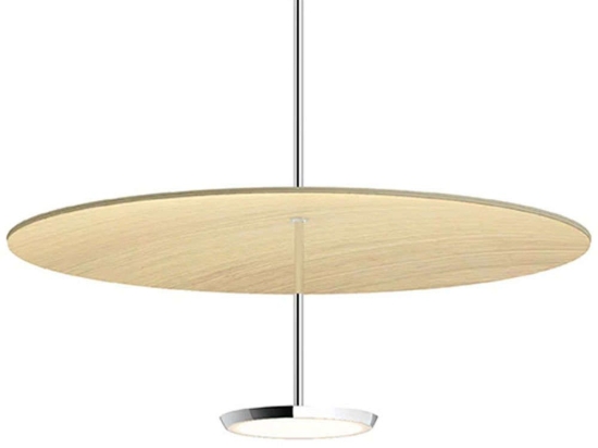 Φωτιστικό Οροφής Sky Dome 24 10570/10585 61x44,4cm Led 1250lm 18W Aluminium-Oak Pablo Designs