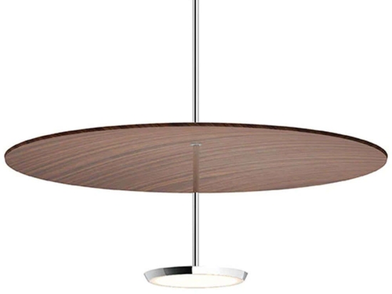 Φωτιστικό Οροφής Sky Dome 24 10570/10586 61x44,4cm Led 1250lm 18W Aluminium-Walnut Pablo Designs
