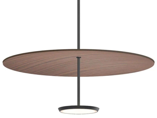 Φωτιστικό Οροφής Sky Dome 24 10570/10586 61x44,4cm Led 1250lm 18W Black-Walnut Pablo Designs