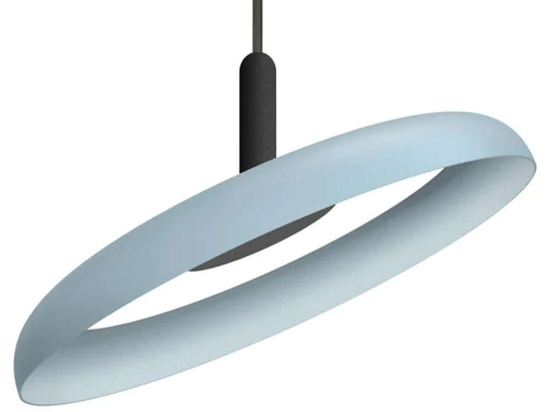 Φωτιστικό Οροφής Nivél 15 10781 38x14cm Dim Led 500lm 10,5W 2700K Light Blue-Black Pablo Designs