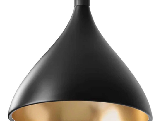 Φωτιστικό Οροφής Swell XL Single M 10593 46x43cm Dim E26 1050lm 13W 3000K Black-Brass Pablo Designs