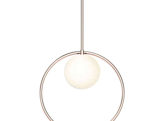Φωτιστικό Οροφής Bola Halo 12/5 10632 Φ30,5cm Dim Led 390lm 6W Rose Gold Pablo Designs