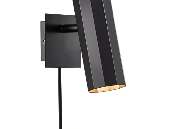 Φωτιστικό Τοίχου Alanis 2213441003 Φ6x12x15cm Gu10 15W Black Nordlux