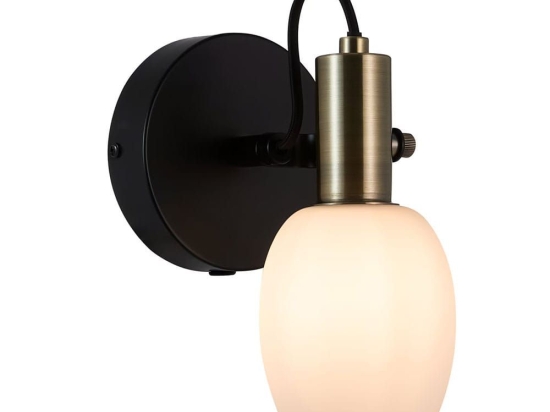 Φωτιστικό Τοίχου Arild 2312291003 E14 20x12cm Black Nordlux
