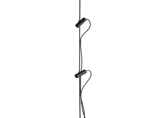 Φωτιστικό Δαπέδου Clap 75705-233 12x126,6cm Led 2x6W 3000K Black Faro Barcelona
