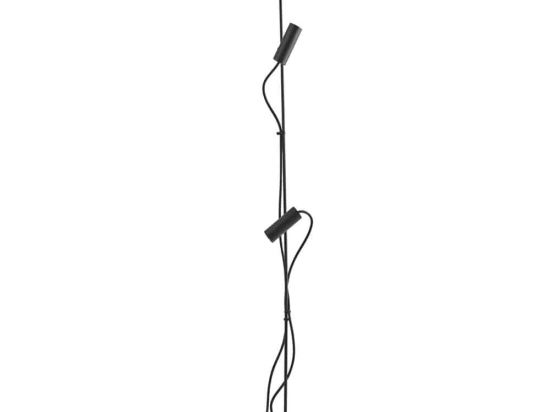 Φωτιστικό Δαπέδου Clap 75705-233P 40x126,6cm Led 2x6W 3000K Black Faro Barcelona