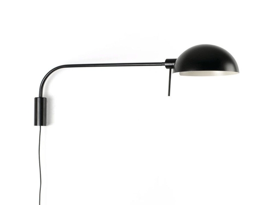 Φωτιστικό Τοίχου - Απλίκα Dominica XL 20040-123 25x88,4x33cm 1xE27 15W Black Faro Barcelona