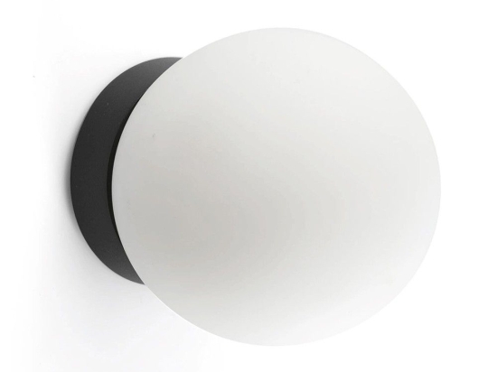 Φωτιστικό Τοίχου - Απλίκα Ping 60011 10cm Led 7,8W 3000K Black-White Faro Barcelona