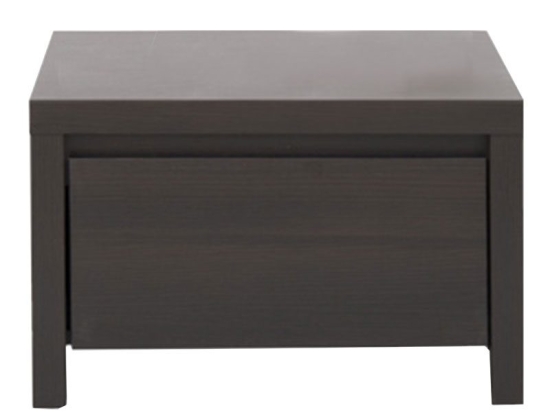Κομοδίνο Selina  pakoworld wenge 51x40.5x33.5εκ