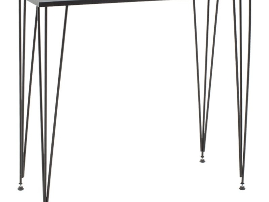 Κονσόλα Bruce pakoworld μαύρο 90x35x85εκ