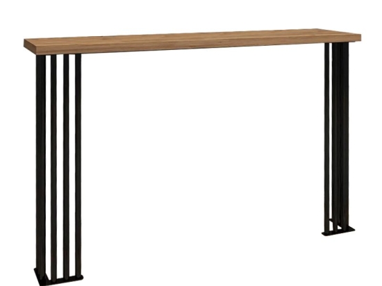Κονσόλα Bruce pakoworld καρυδί 100x18x88εκ