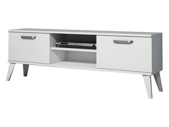 Σύνθετο σαλονιού Meliray pakoworld μελαμίνης λευκό 150x30x50,6εκ