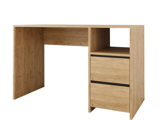Γραφείο εργασίας Joniel pakoworld μελαμίνης oak 114x56x75εκ
