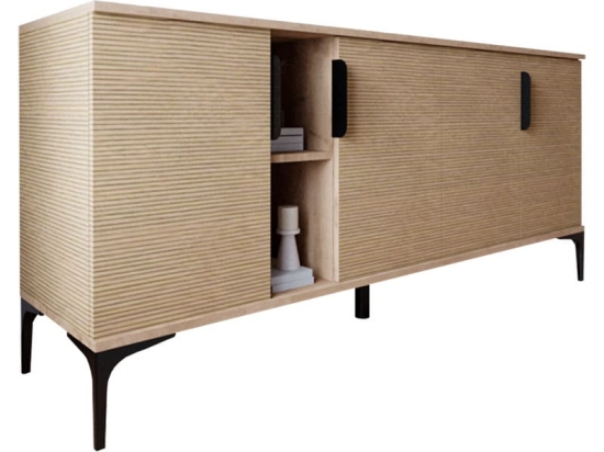 Μπουφές Tajesy pakoworld μελαμίνης oak 180x40x78εκ