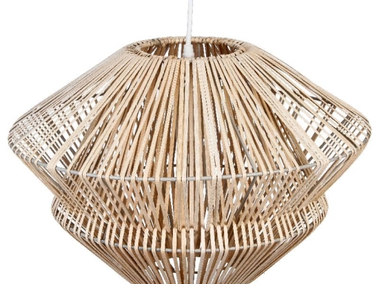 Φωτιστικό οροφής μονόφωτο PWL-1102 pakoworld Ε27 μπεζ Φ44x31εκ