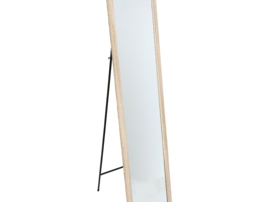 Καθρέπτης δαπέδου Stand pakoworld φυσικό 35.5x2.5x155.5εκ