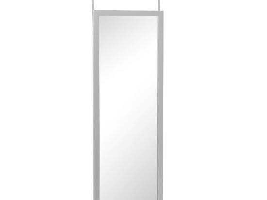 Καθρέπτης πόρτας PWD-0111 pakoworld polyresin-ασημί 34x1.7x94εκ