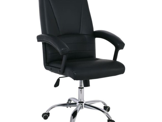 Πολυθρόνα Διευθυντή BF6350 ΕΟ255 63x65x108/116cm Black