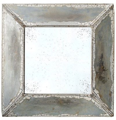Artekko Καθρέφτης Μεταλλικός 81x81x7,5 Ασημί