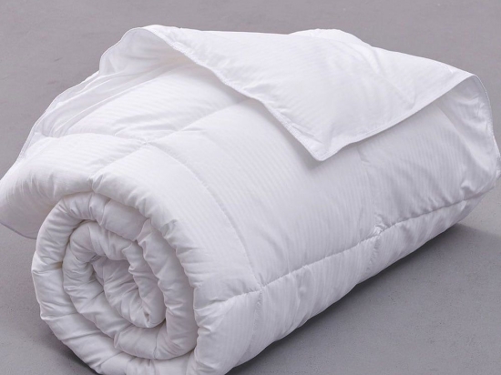 Πάπλωμα Stripe Microfiber White Palamaiki Ημίδιπλο 160x240cm Microfiber