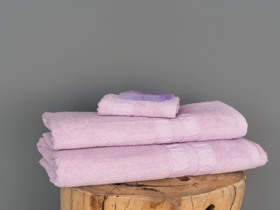 Πετσέτες Cactus Lilac Palamaiki Προσώπου 50x100cm 100% Βαμβάκι