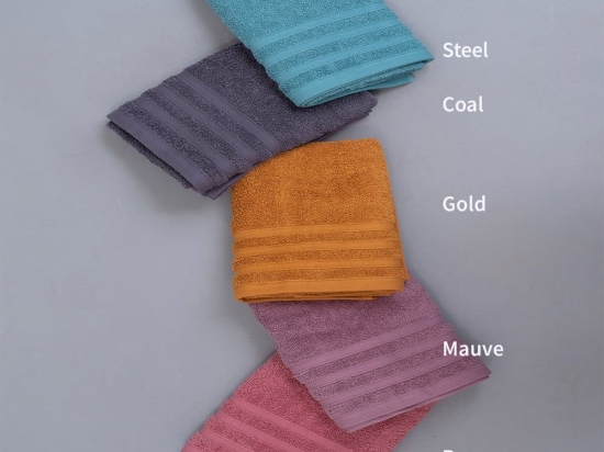 Πετσέτα Beren Coal Palamaiki Προσώπου 50x100cm 100% Βαμβάκι
