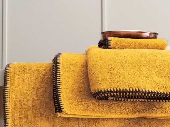 Πετσέτα Brooklyn Yellow Palamaiki Χεριών 30x50cm 100% Βαμβάκι
