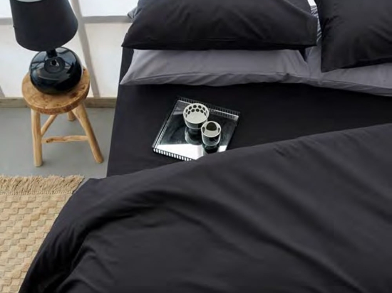 Σεντόνι Etoile Jet Black Palamaiki Υπέρδιπλο 240x260cm 100% Βαμβάκι
