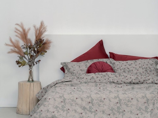 Σεντόνια CW281 (Σετ 3τμχ) Grey  Palamaiki Ημίδιπλο 170x265cm 100% Βαμβακερή Φανέλα