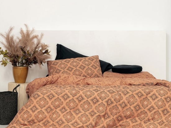 Σεντόνια FL6162 (Σετ 3τμχ) Terra Palamaiki Ημίδιπλο 170x260cm 100% Βαμβάκι