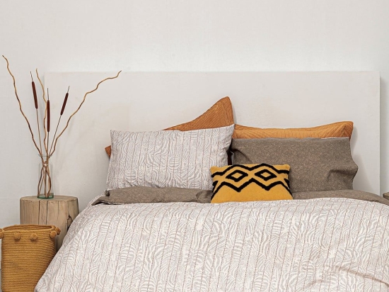 Σεντόνια FL6167 (Σετ 3τμχ) Greige Palamaiki Ημίδιπλο 170x260cm 100% Βαμβάκι