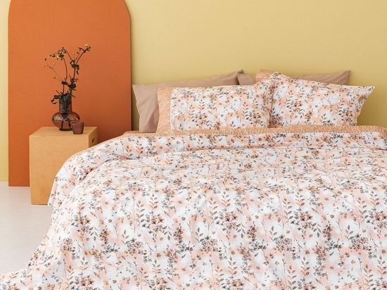 Σεντόνια CB2081 (Σετ 3τμχ) Peach Palamaiki Ημίδιπλο 170x260cm 100% Βαμβάκι
