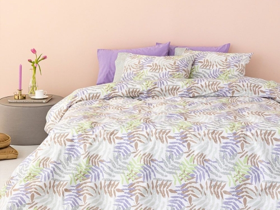 Σεντόνια CB2083 (Σετ 3τμχ) Lila Palamaiki Ημίδιπλο 170x260cm 100% Βαμβάκι
