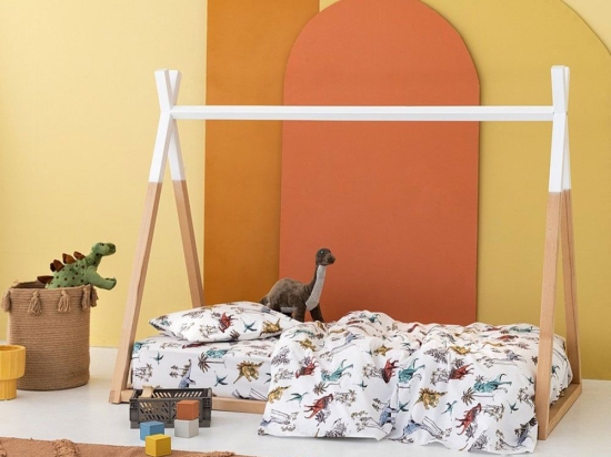 Κουβερλί Βρεφικό MK748 Multi Palamaiki 110x150cm Βαμβάκι-Πολυέστερ