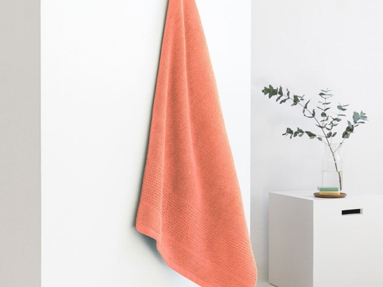 Πετσέτα Roke Orange Palamaiki Σώματος 100x150cm 100% Βαμβάκι